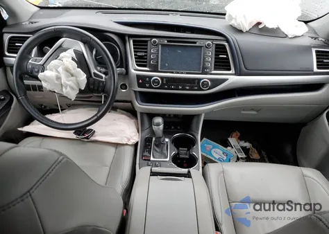 2019 Toyota Highlander Se z USA, uszkodzony, nr VIN 5TDJZRFH0KS943792